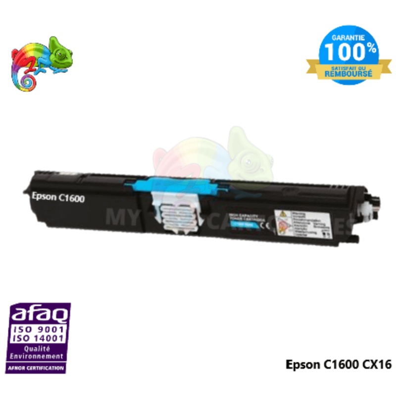 Toner Compatible  Pour Epson Aculaser C1600 Cyan  ( C13S050556 )