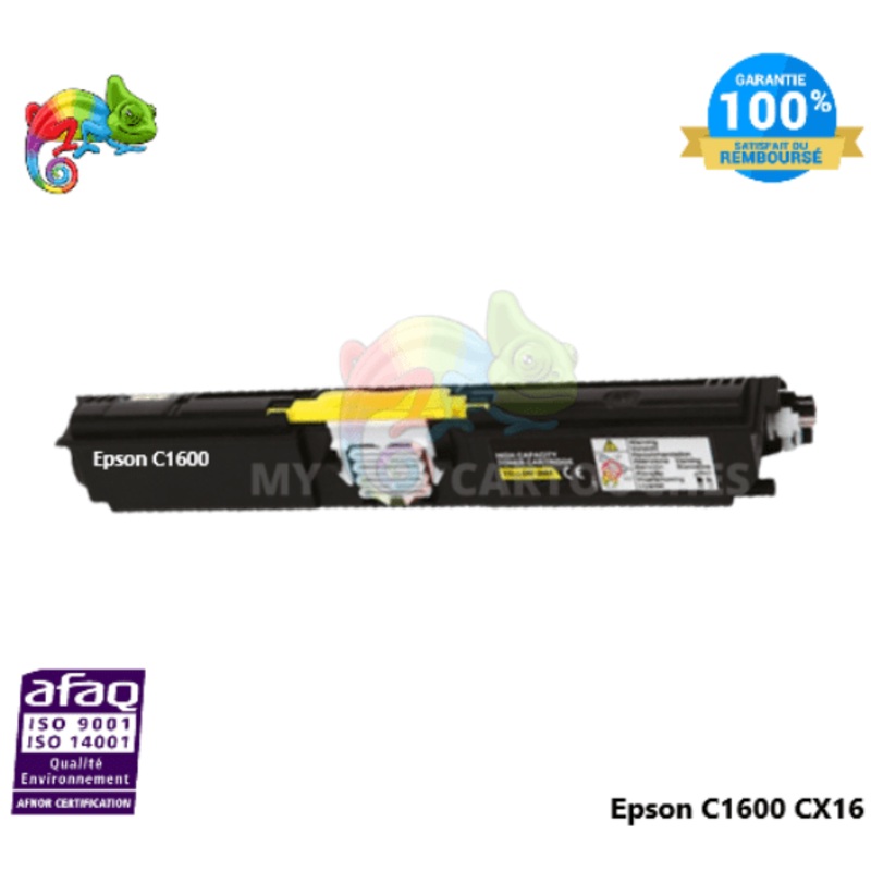 Toner Compatible  Pour Epson Aculaser C1600 Yellow  ( C13S050554 )