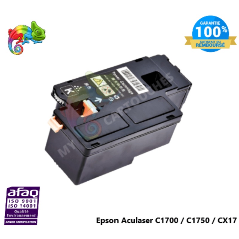 Toner Compatible  Pour Epson Aculaser C1700 Black ( C13S050614 )