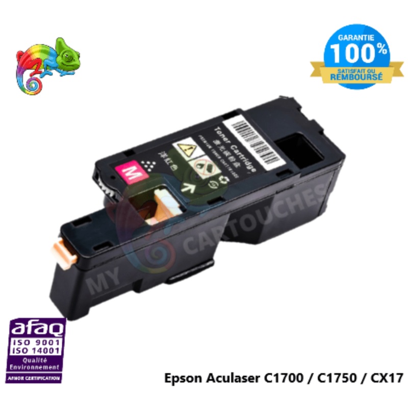 Toner Compatible  Pour Epson Aculaser C1700 Magenta ( C13S050612 )