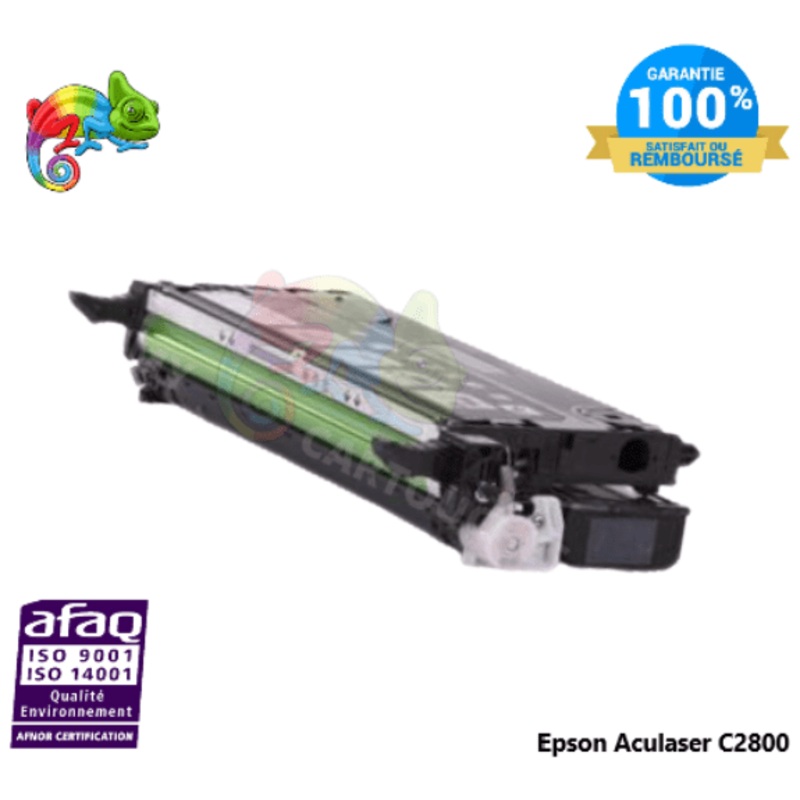 Toner Compatible  Pour Epson Aculaser C2800 Black  ( C13S051161  )