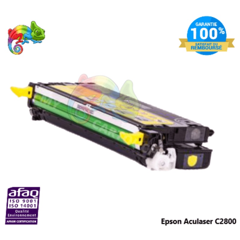 Toner Compatible  Pour Epson Aculaser C2800 Yellow  ( C13S051158  )