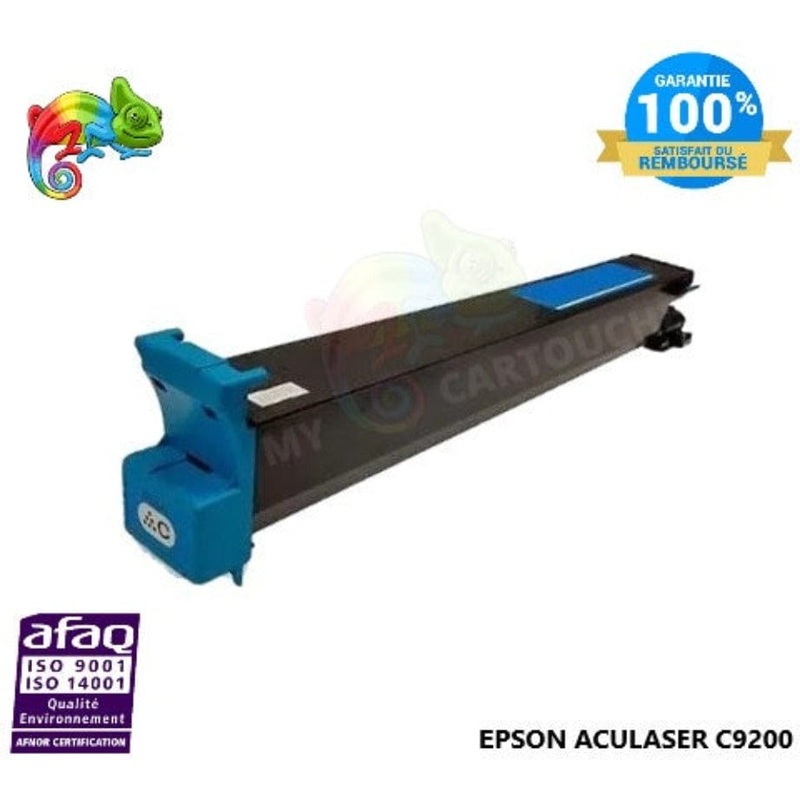 Toner Compatible  Pour Epson Aculaser C9200 Cyan ( C13S050476 )