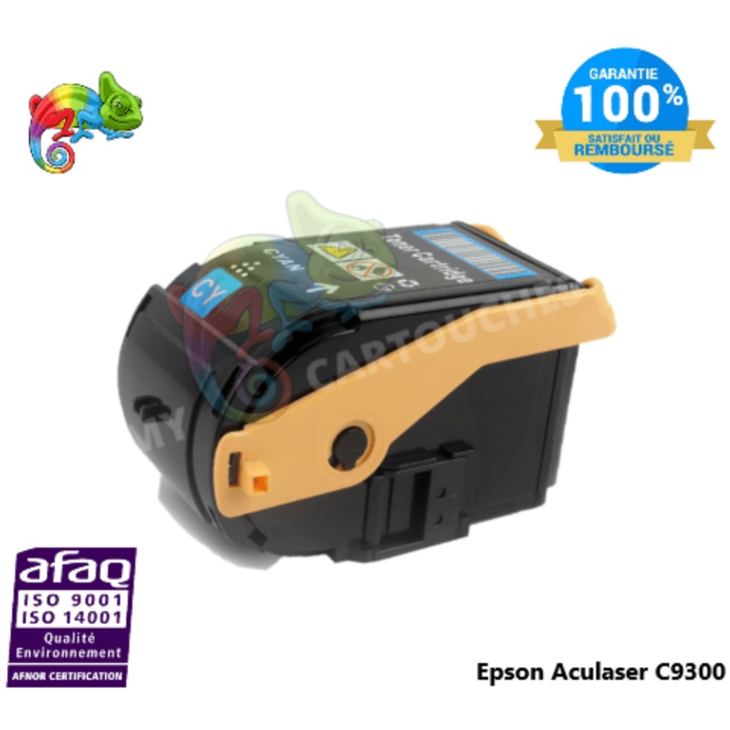 Toner Compatible  Pour Epson Aculaser C9300 Cyan ( C13S050604 )