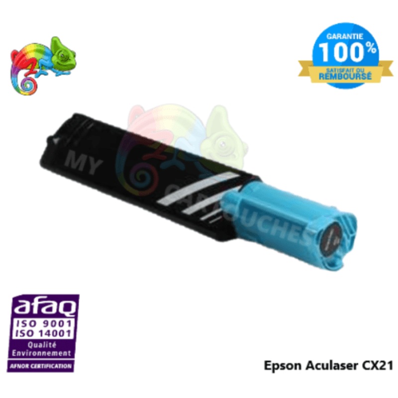 Toner Compatible  Pour Epson Aculaser CX21 Cyan ( C13S050318 )