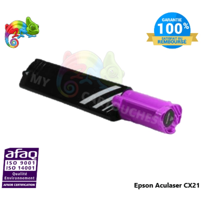 Toner Compatible  Pour Epson Aculaser CX21 Magenta ( C13S050317 )