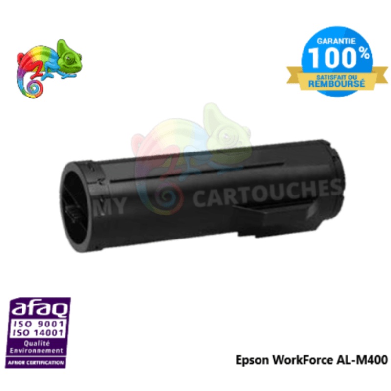 Toner Compatible  Pour Epson Worforce AL-M 400  Noir  ( C13S050697, C13S050699 )