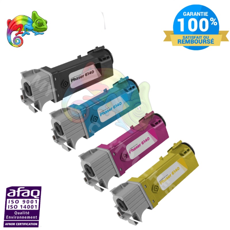 Pack de 4 Toners Xerox Phaser 6140 compatible ( 106R01480/106R01479/106R01478/106R01477 )