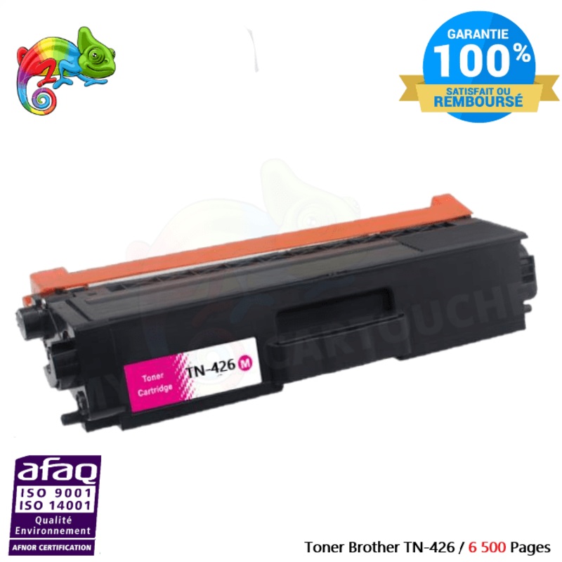 Toner Laser  Brother TN 426  Magenta Brother ( HL-L 8360 CDW….. )  Compatible