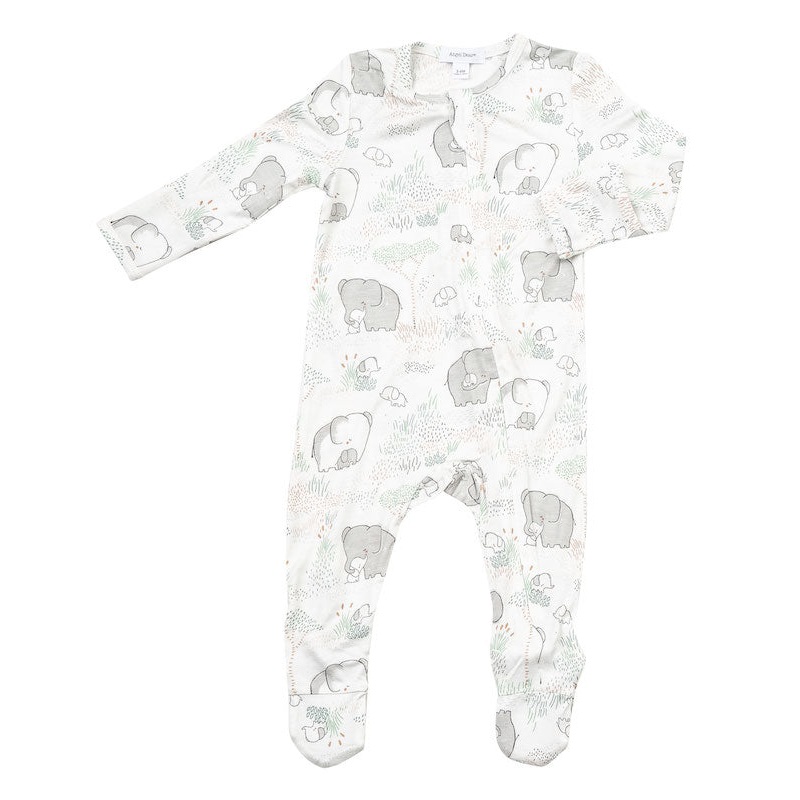 Elephant Zipper Footie