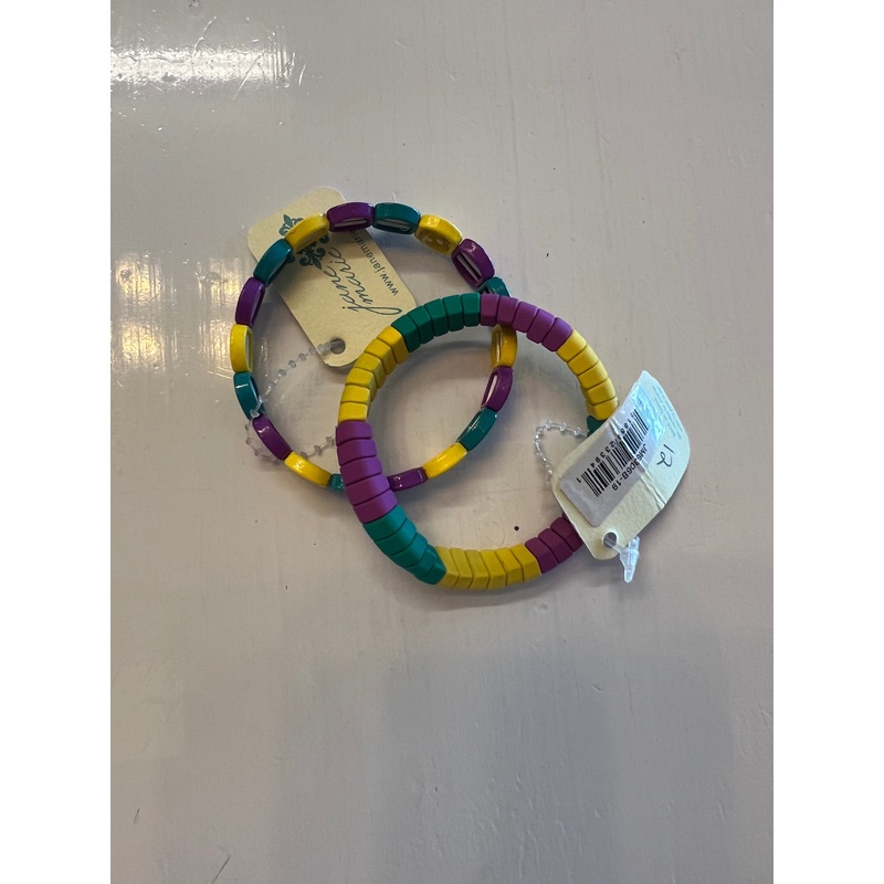 Mardi Gras Bracelet