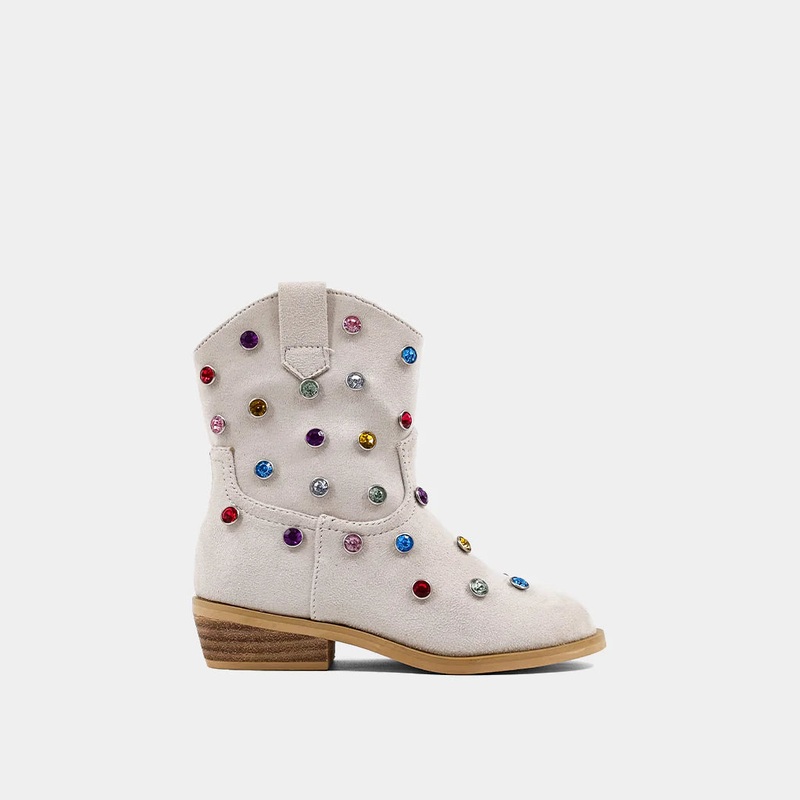 Grey Suede Whoopi Toddler Boots