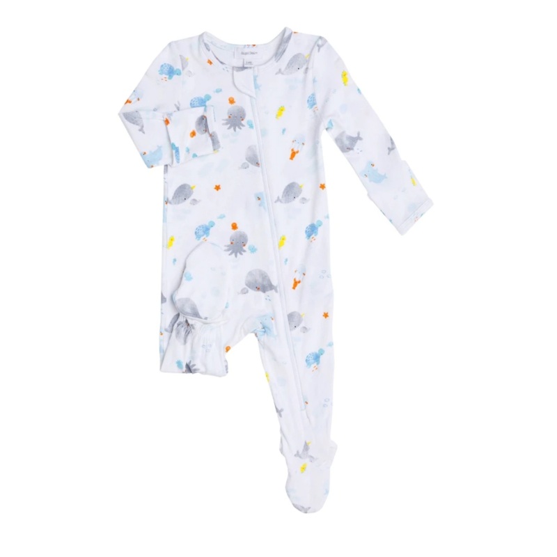 Baby Shark Zipper Footie