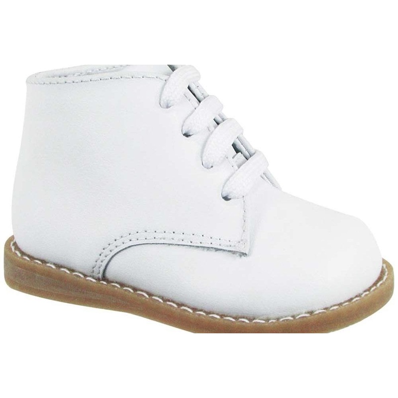 Kids’ Lee Leather Lace-Up Boot Crib Shoes