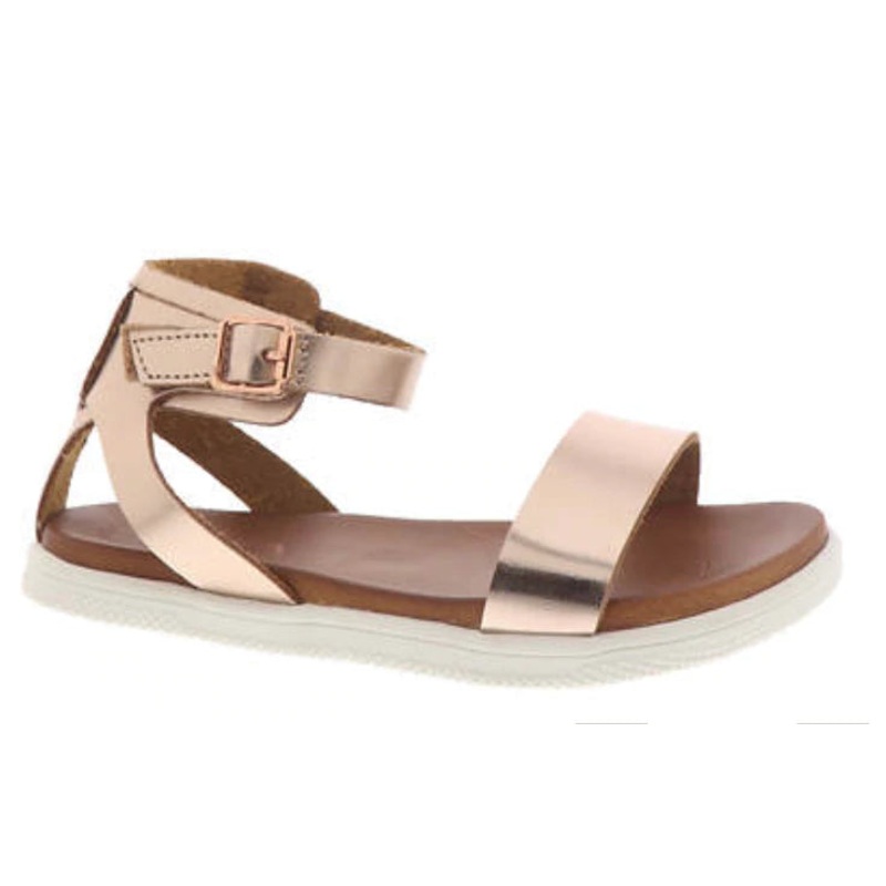 Ellen Rose Gold Toddler Sandal