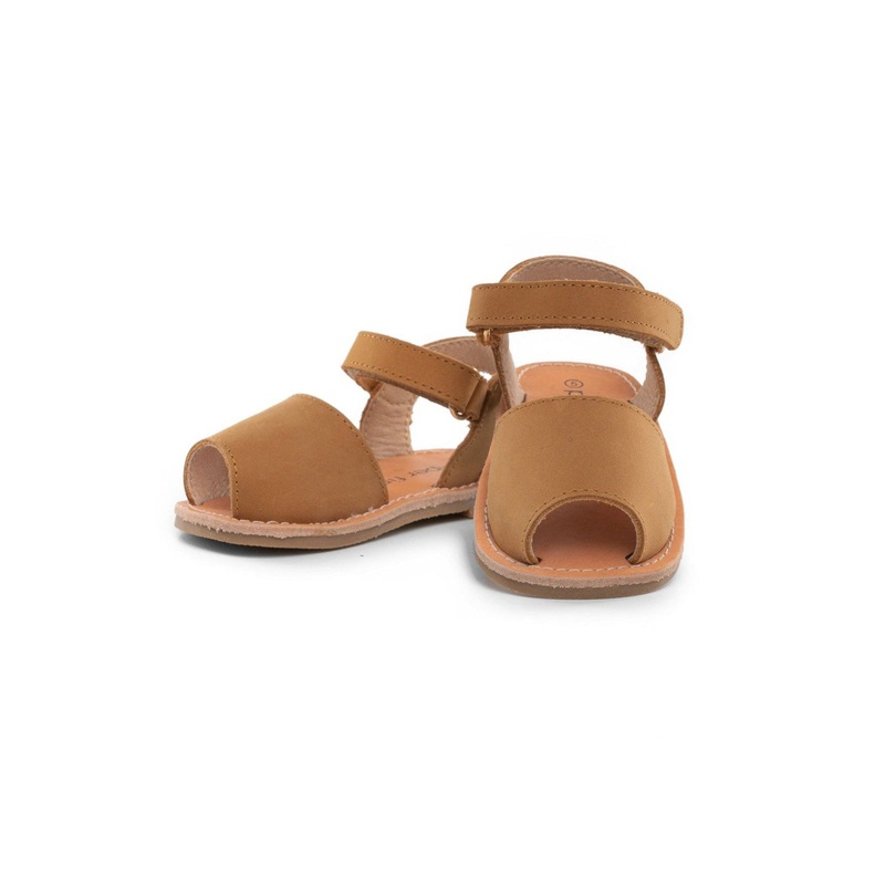 Natural Peep Toe Sandal