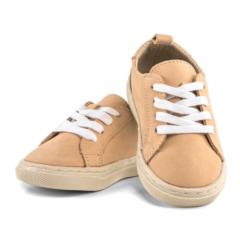 Tan Nubuck Low Top Sneaker