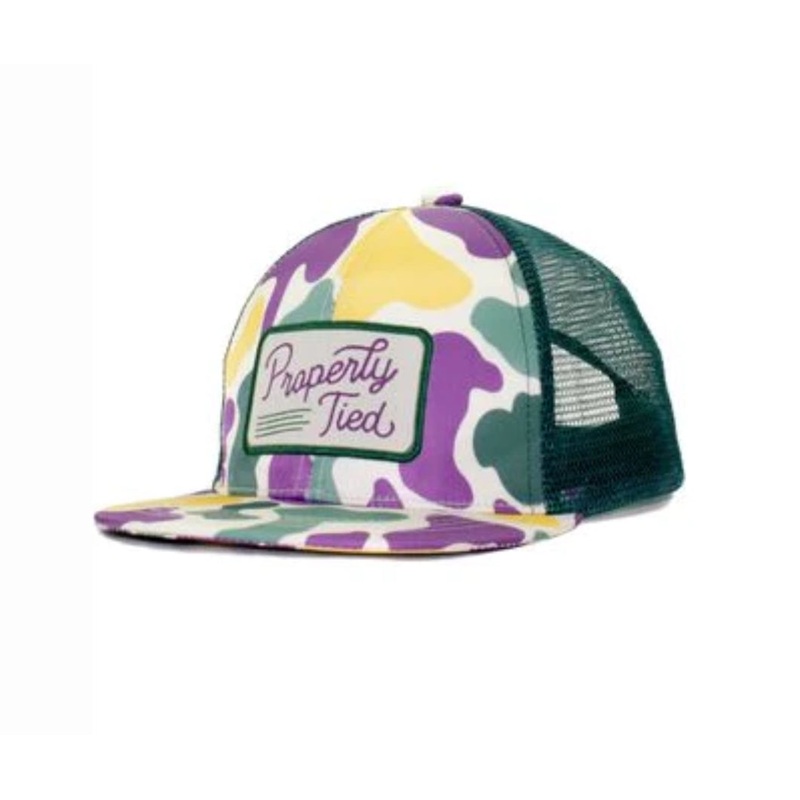 Mardi Gras Camo Trucker Hat