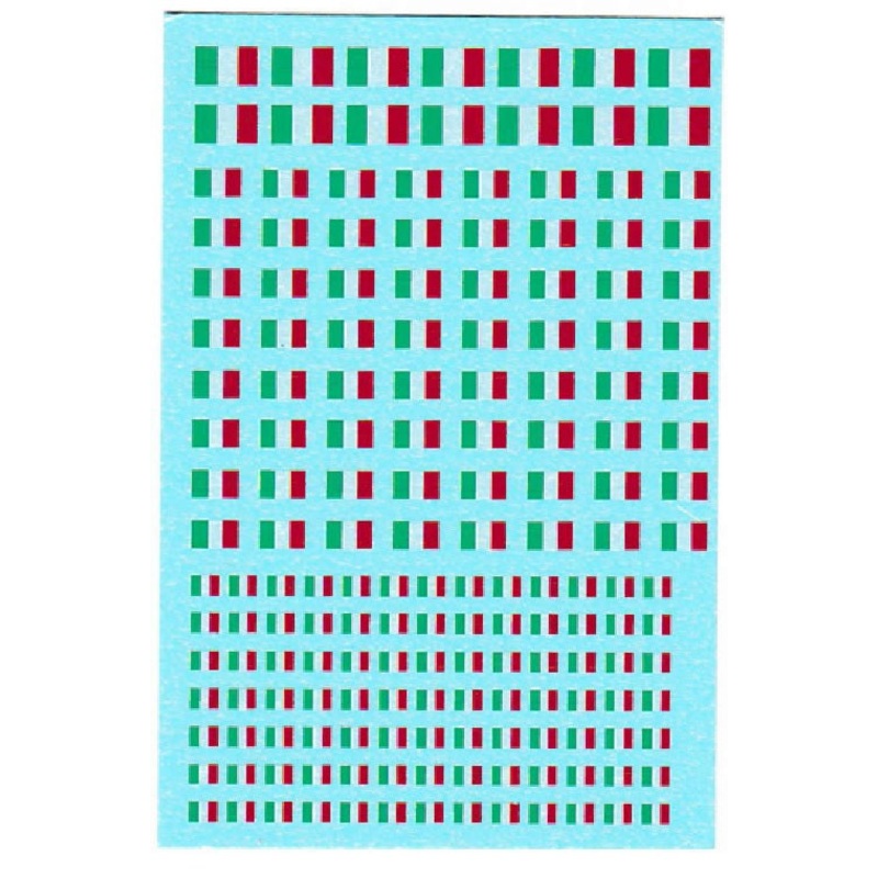1/285 WW2 National Italian Flag Water Slide Decals