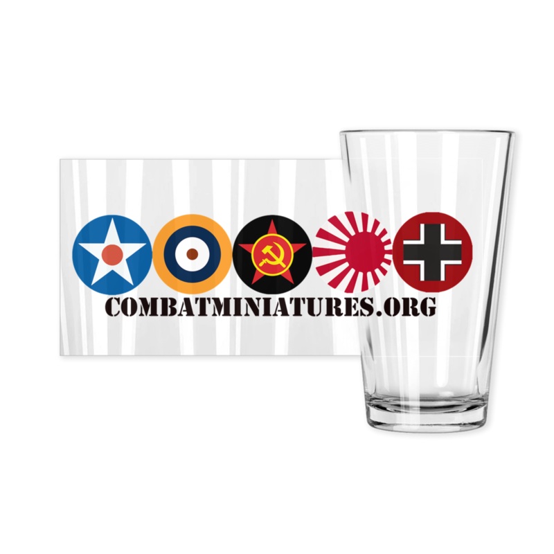 Axis & Allies Roundel w/Logo Pint