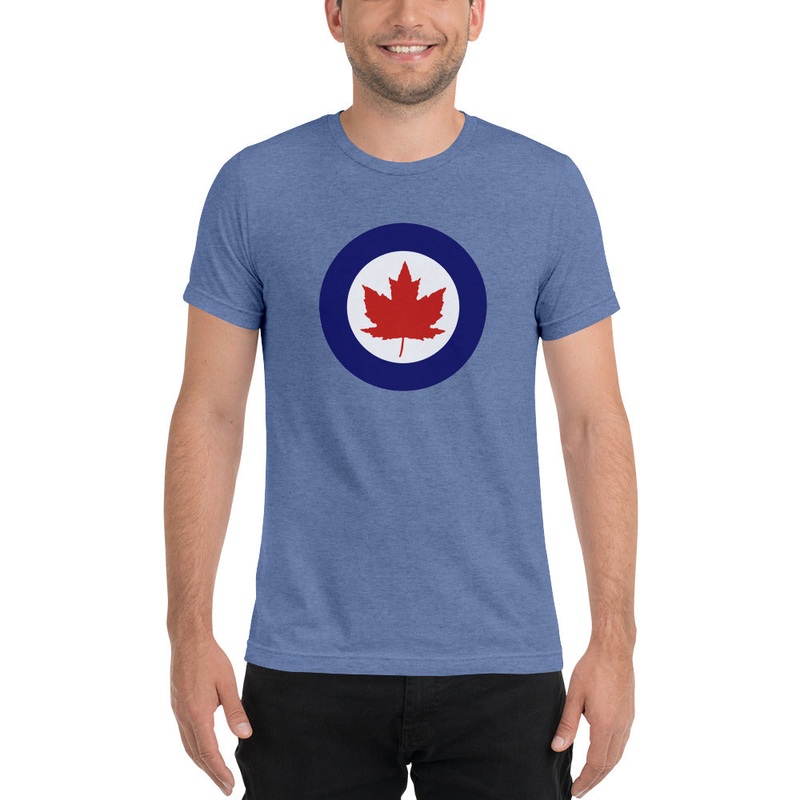 Men’s Canadian Airforce Roundel Short Sleeve T-Shirt BWE9549343927
