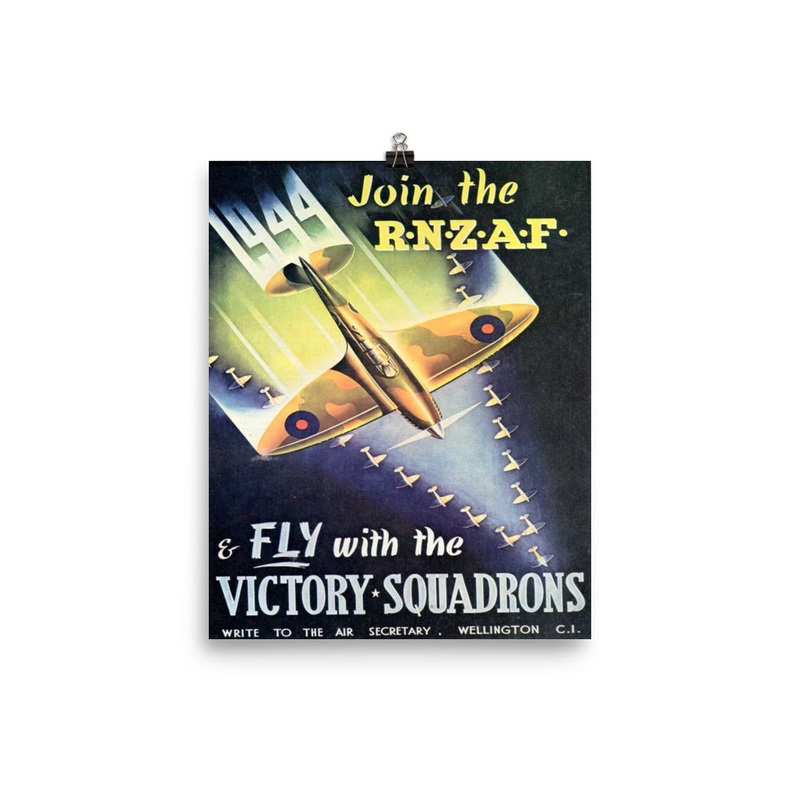 WW2 RNZAF Recruitment Poster