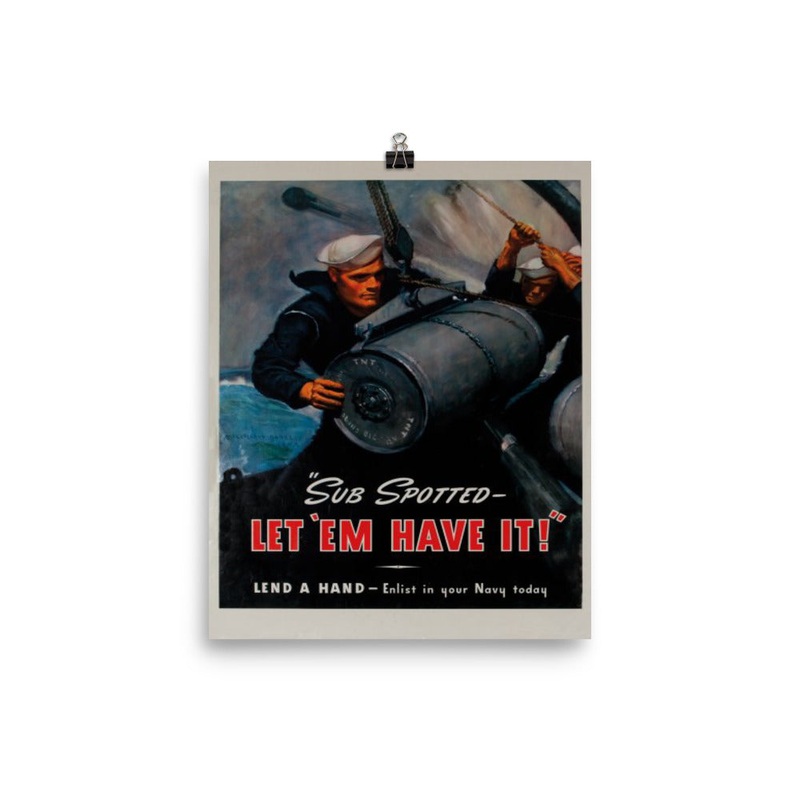 WW2 US Navy Recruitment Poster