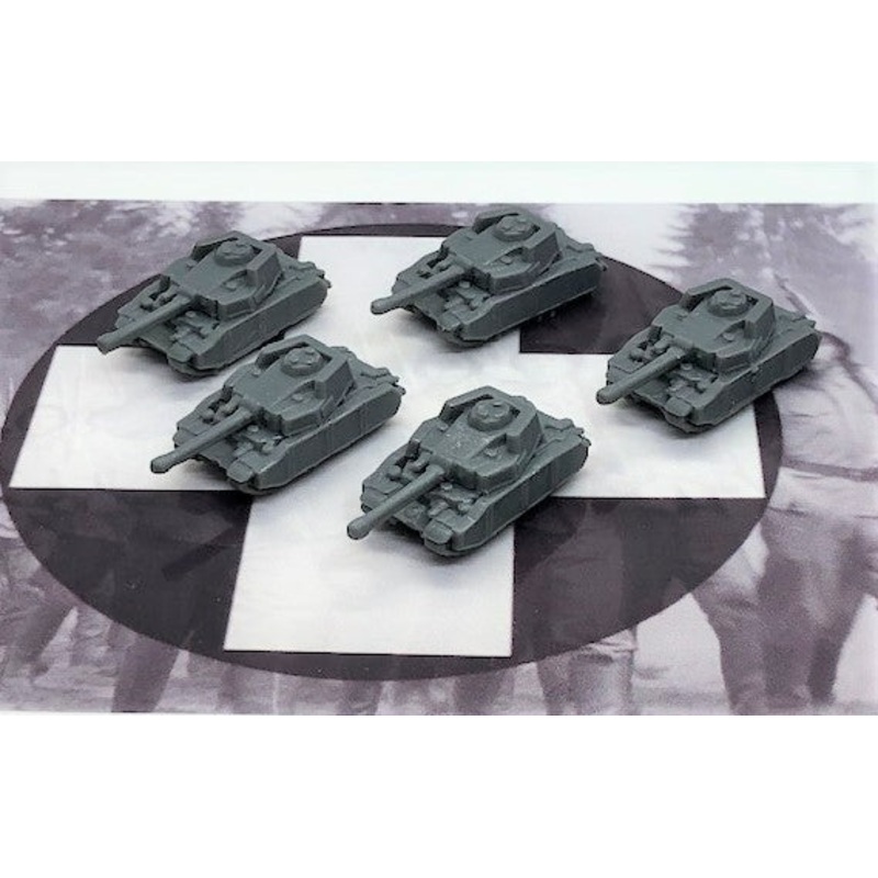 1/285 Scale Micro Armor Hungarian Turan III Med. Tank (x5)