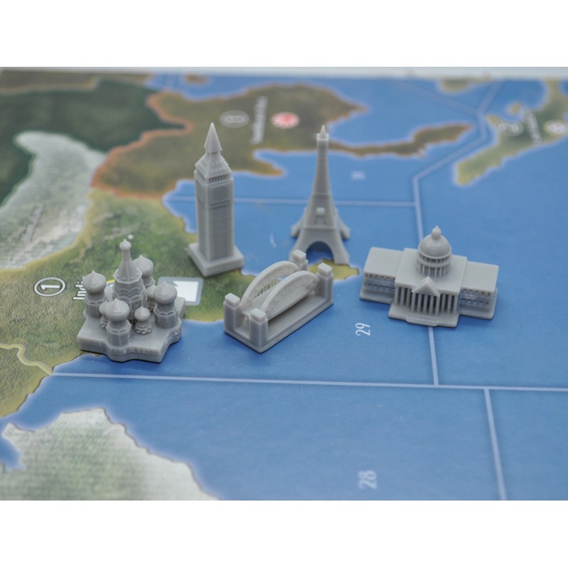 3D Printed Allied Capitals/Victory City Set