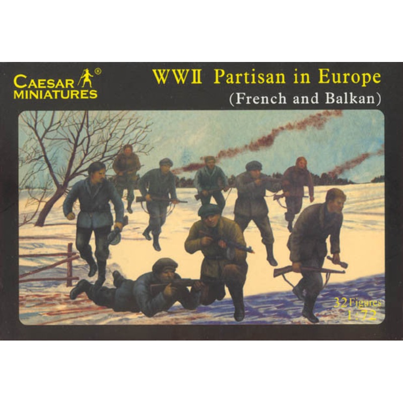 Caesar Miniatures 1/72  WW2 Partisan in Europe