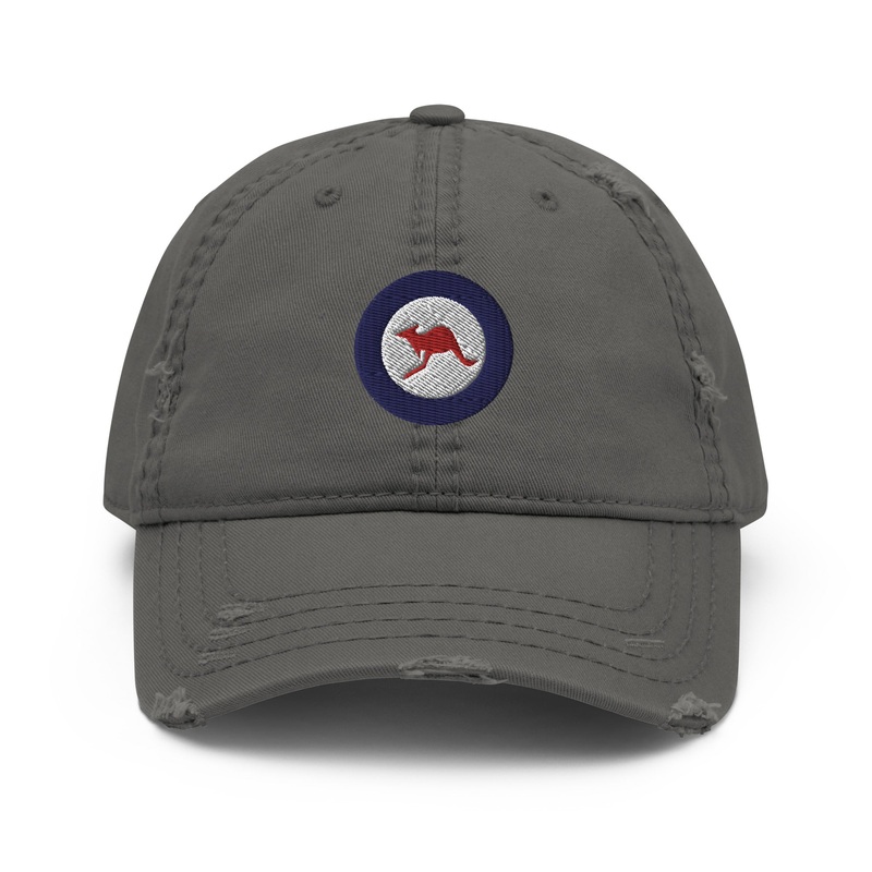 Australian Airforce Roundel Distressed Low Profile Hat