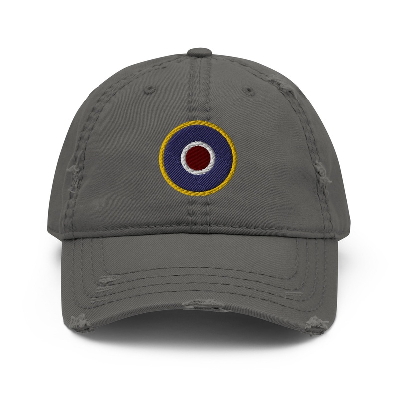British Airforce Roundel Type C.1 Distressed Hat