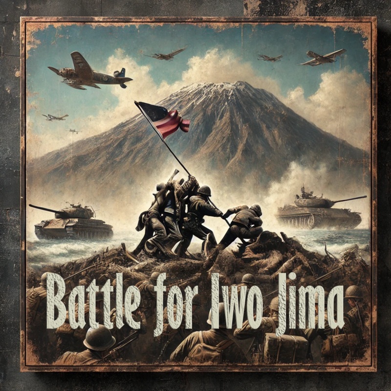 General 6 Stars Battle for Iwo Jima Map Only
