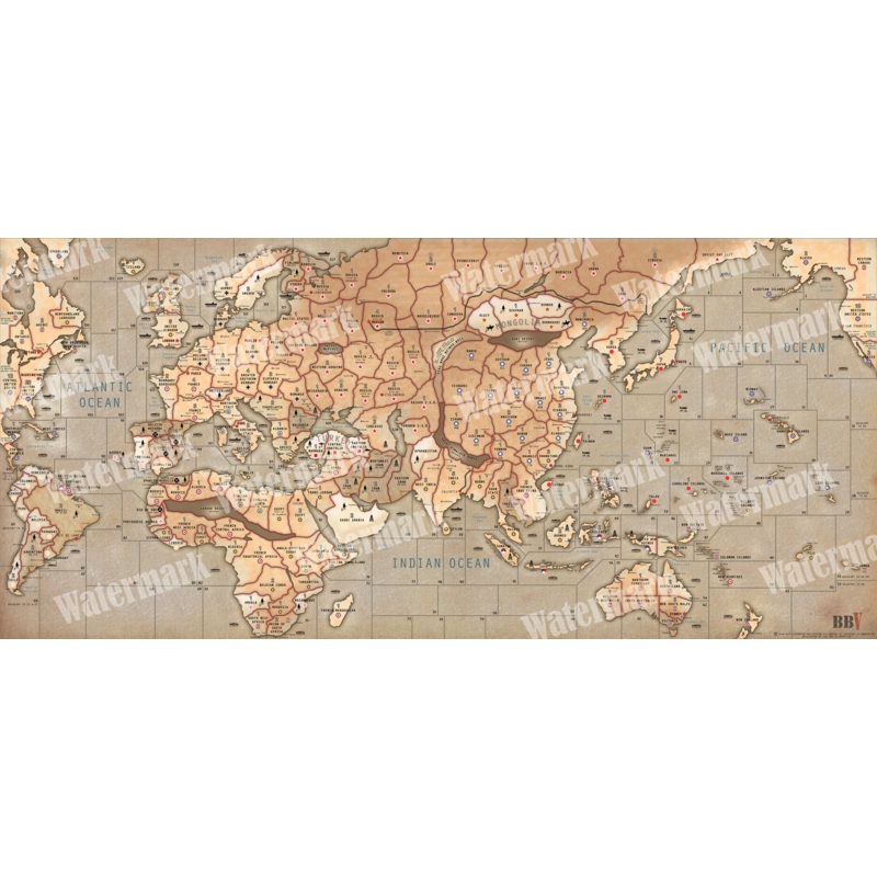 Global 1940 Blood Bath Edition Map