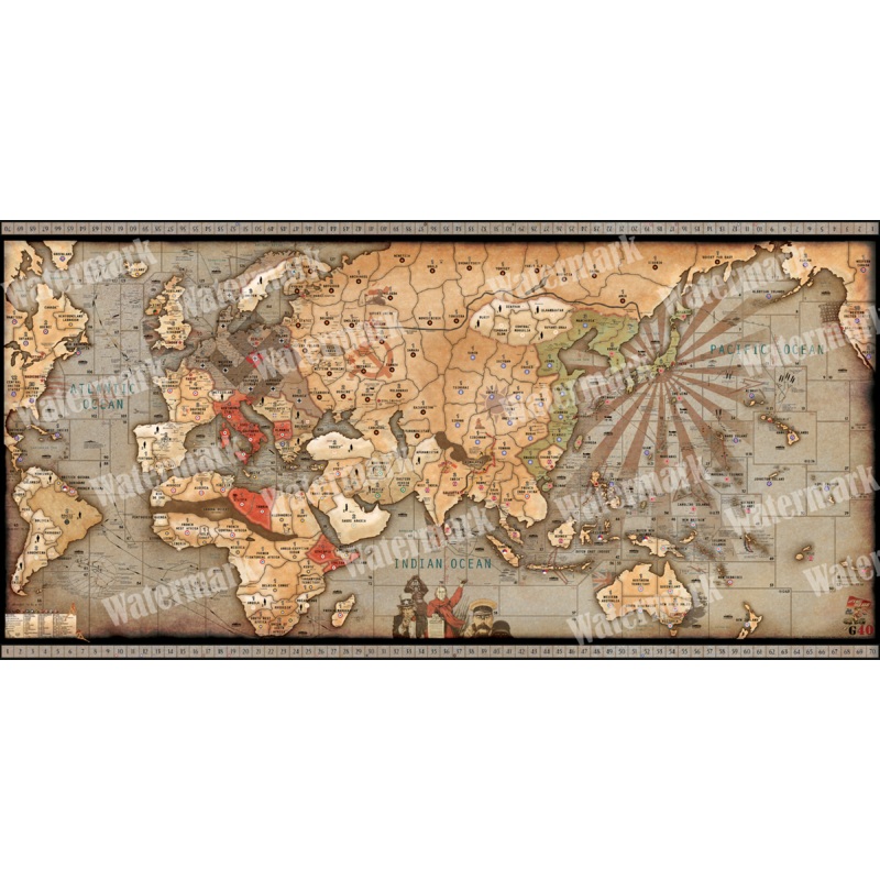 Lieutenant Dan’s Custom 36×72 G40 Map w/ Color