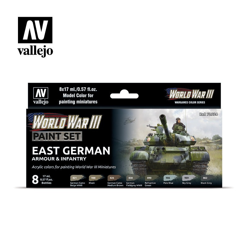 WW3 EAST GERMAN ARMOUR & INFRANTY PAINT SET