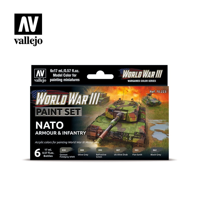 WW3 NATO ARMOUR & INFRANTY PAINT SET