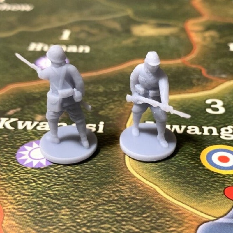 1/72 3D Printed Japanese with Cap in Action Pose (x10)